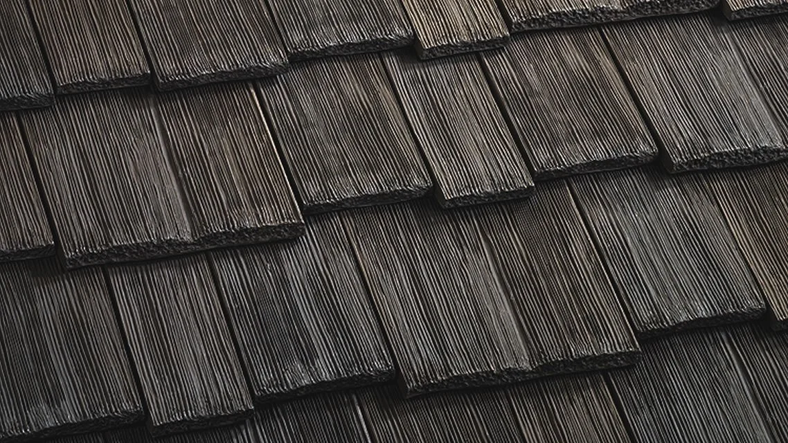 Authentic Natural Cedar Synthetic Wood Shakes | CeDUR